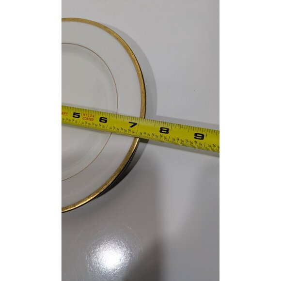 Syracuse China O.P.Co Gold Rimmed Ceramic Lunch Plate Vintage - Picture 6 of 8